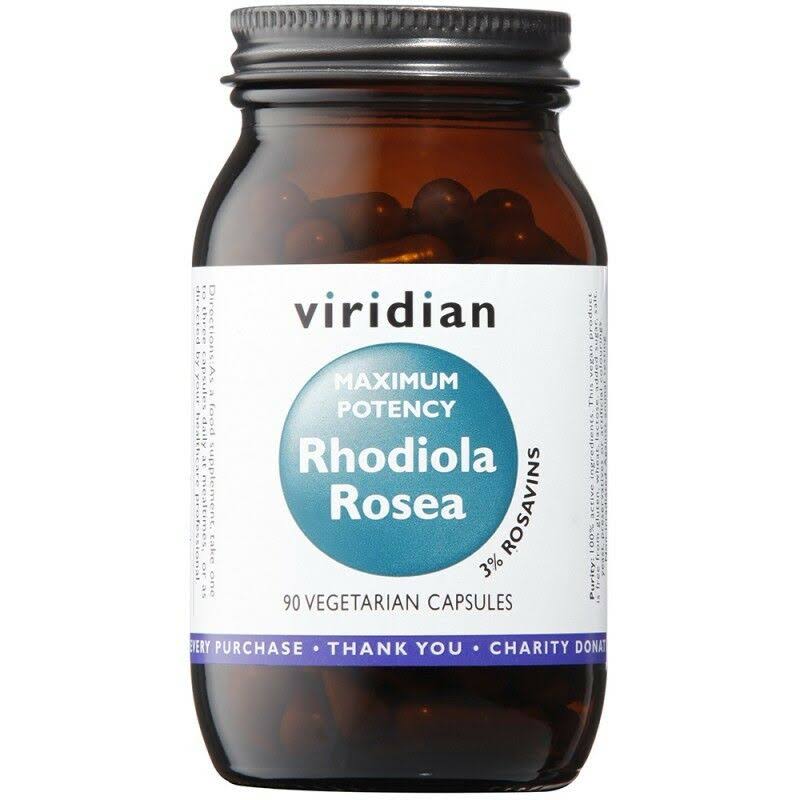 Viridian Maxi Potency Rhodiola Rosea Root Extract