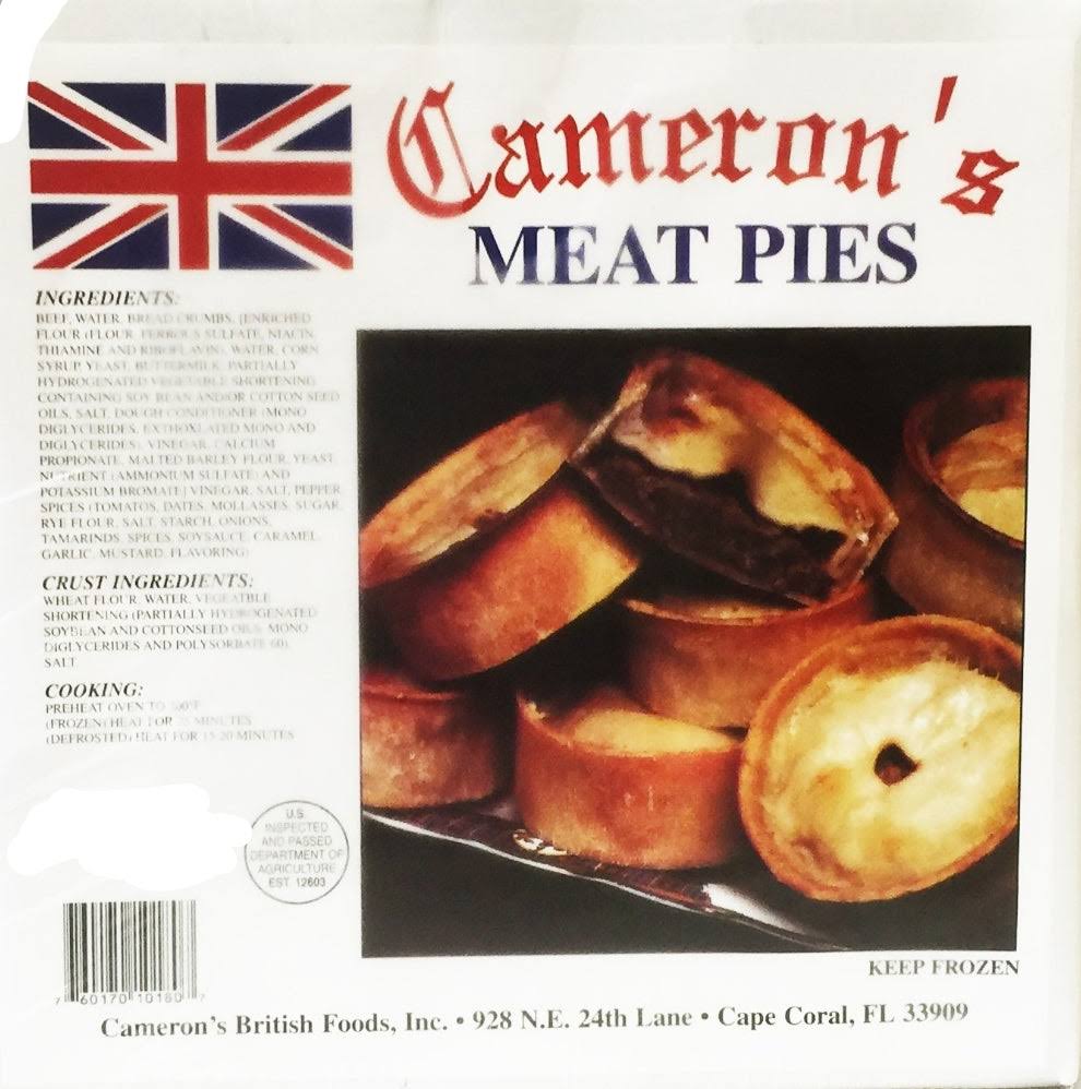 Cameron's Scotch Meat Pies 4 Pack