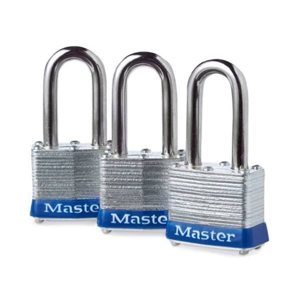 Master Lock Laminated Padlock - 3-Pack, 1-9/16"