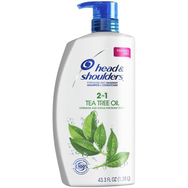 Head & Shoulders Dandruff Treatment/Dandruff Shampoo and Conditioner with Tea Tree Oil - 43.3 fl oz