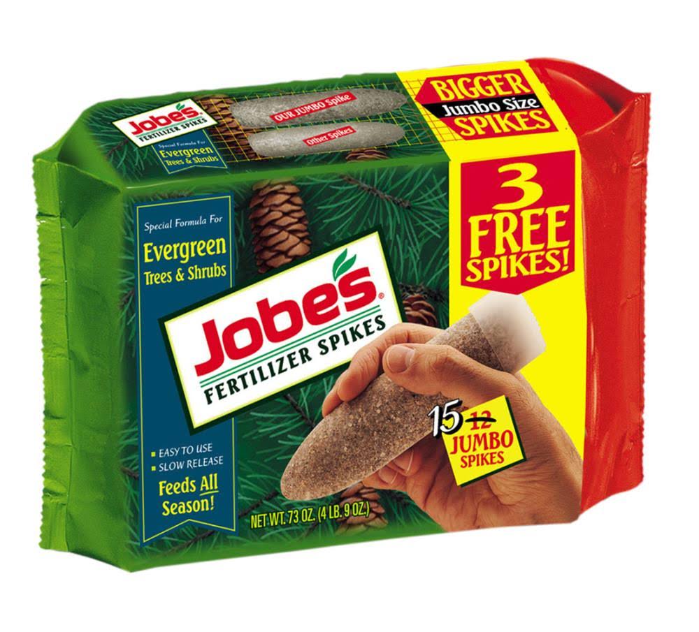Jobe's Fertilizer Spikes - Evergreens, 15 Pack