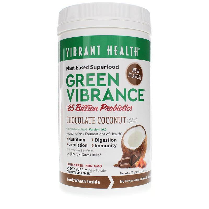 Vibrant Health Green Vibrance Chocolate Coconut 13.23 Oz