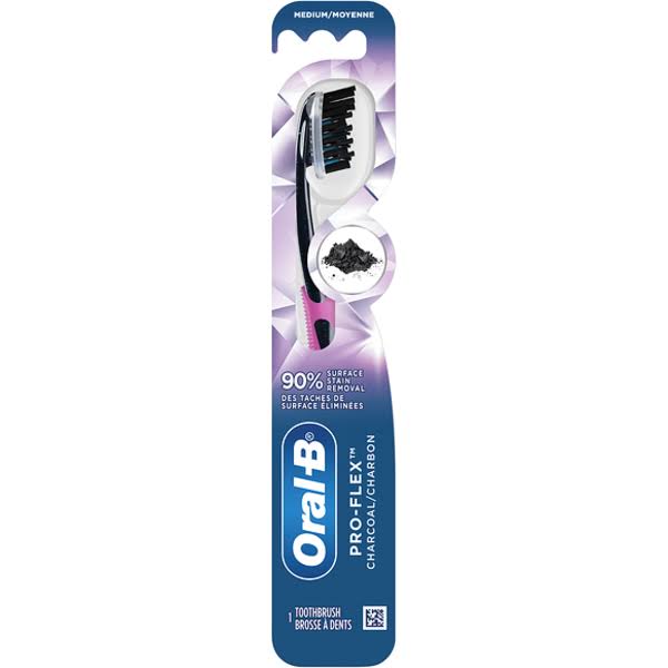 Oral-B Pro-Flex Charcoal Manual Toothbrush Medium