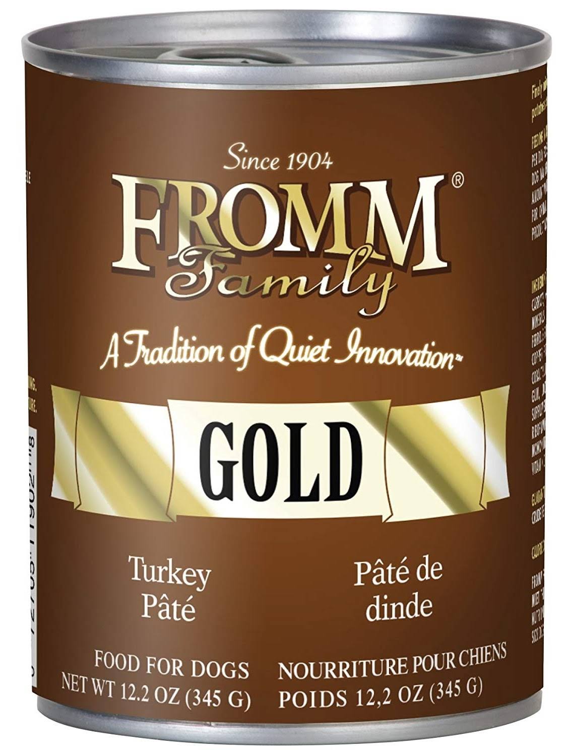 Fromm Family Gold Turkey Canned Dog Food 12.2 oz (Pack of 12)