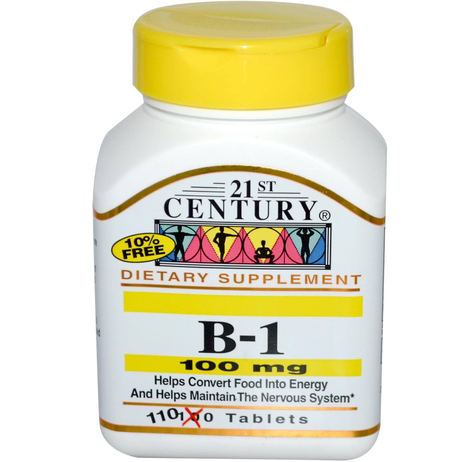 21st Century B-1 Dietary Supplement - 100mg, 110ct