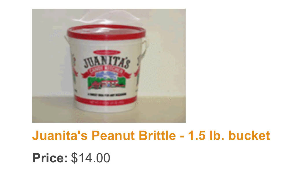Juanita’s Candy Kitchen Brittle Peanut