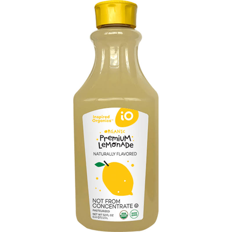 Inspired Organics Lemonade, Organic, Premium - 52 fl oz