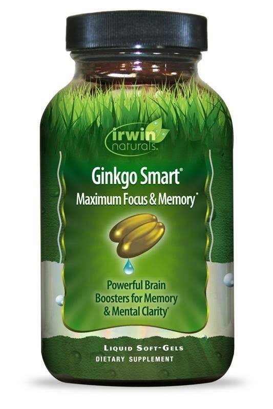 Irwin Naturals Ginkgo Smart Economy Supplement - 120 Softgels
