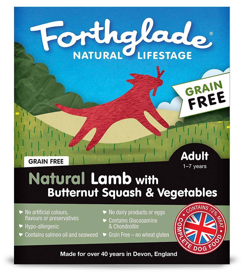 Forthglade Complete Meal Adult Dog Food - Lamb Squash and Vegetable, 395g