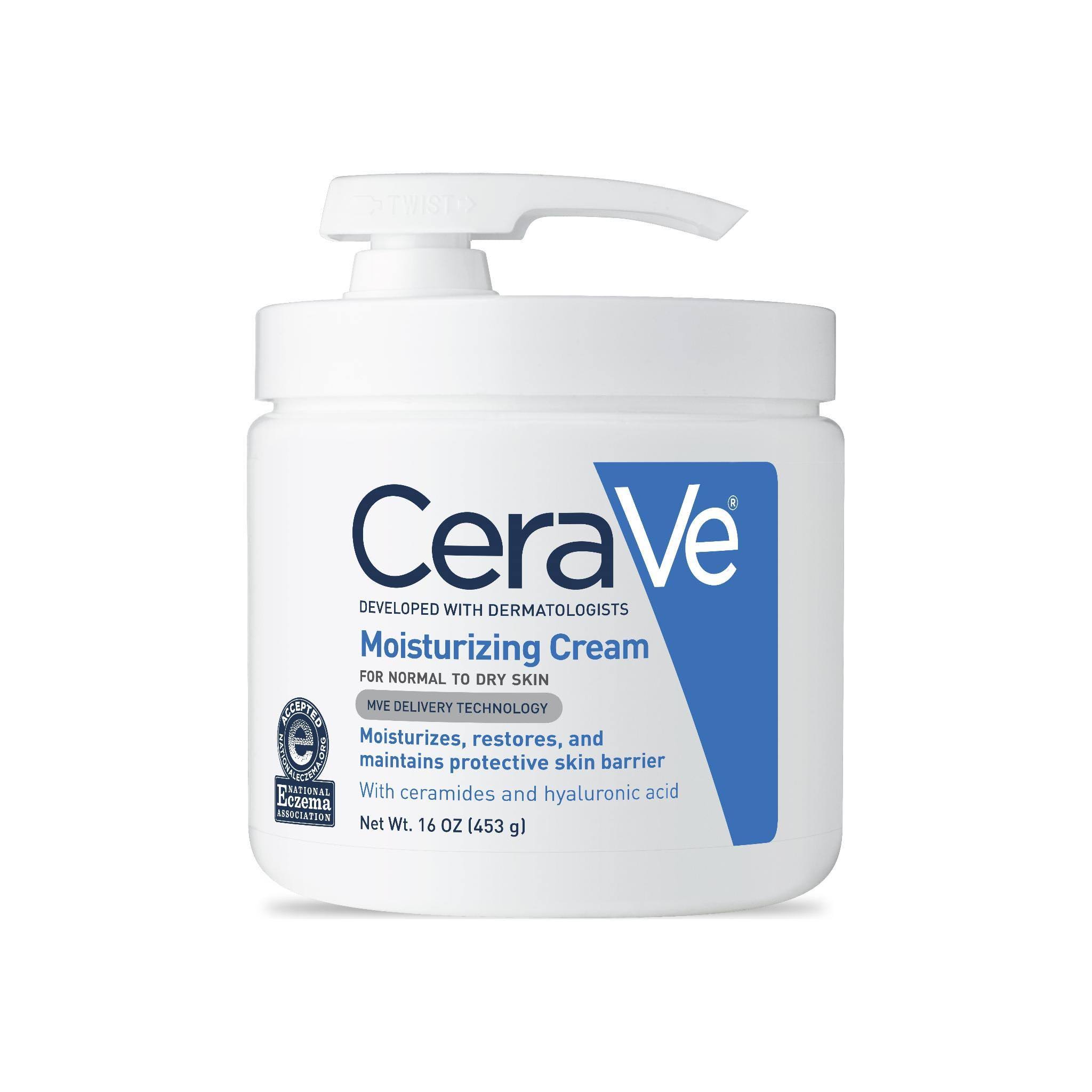 CeraVe Moisturizing Cream - For Normal To Dry Skin, 16oz