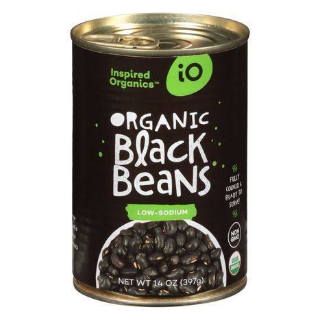 Inspired Organics Black Beans, Organic - 14 oz