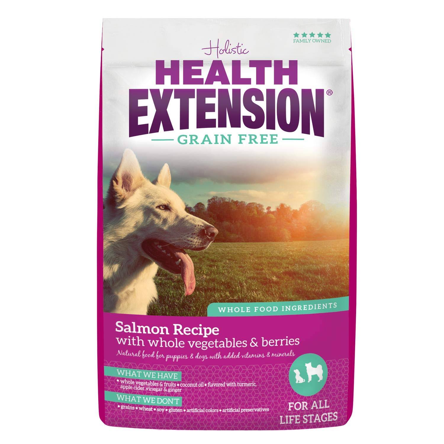 Health Extension Grain-Free Dog Food - 10lbs, Salmon Herring and Chickpea