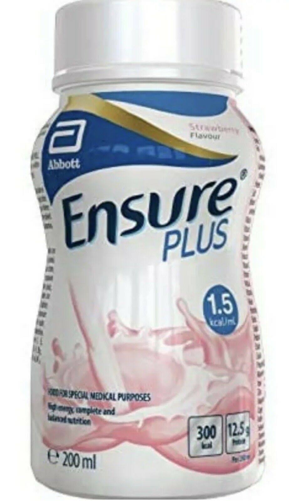 Ensure Plus Strawberry Milkshake Style 200ml (12 x 200ml) -