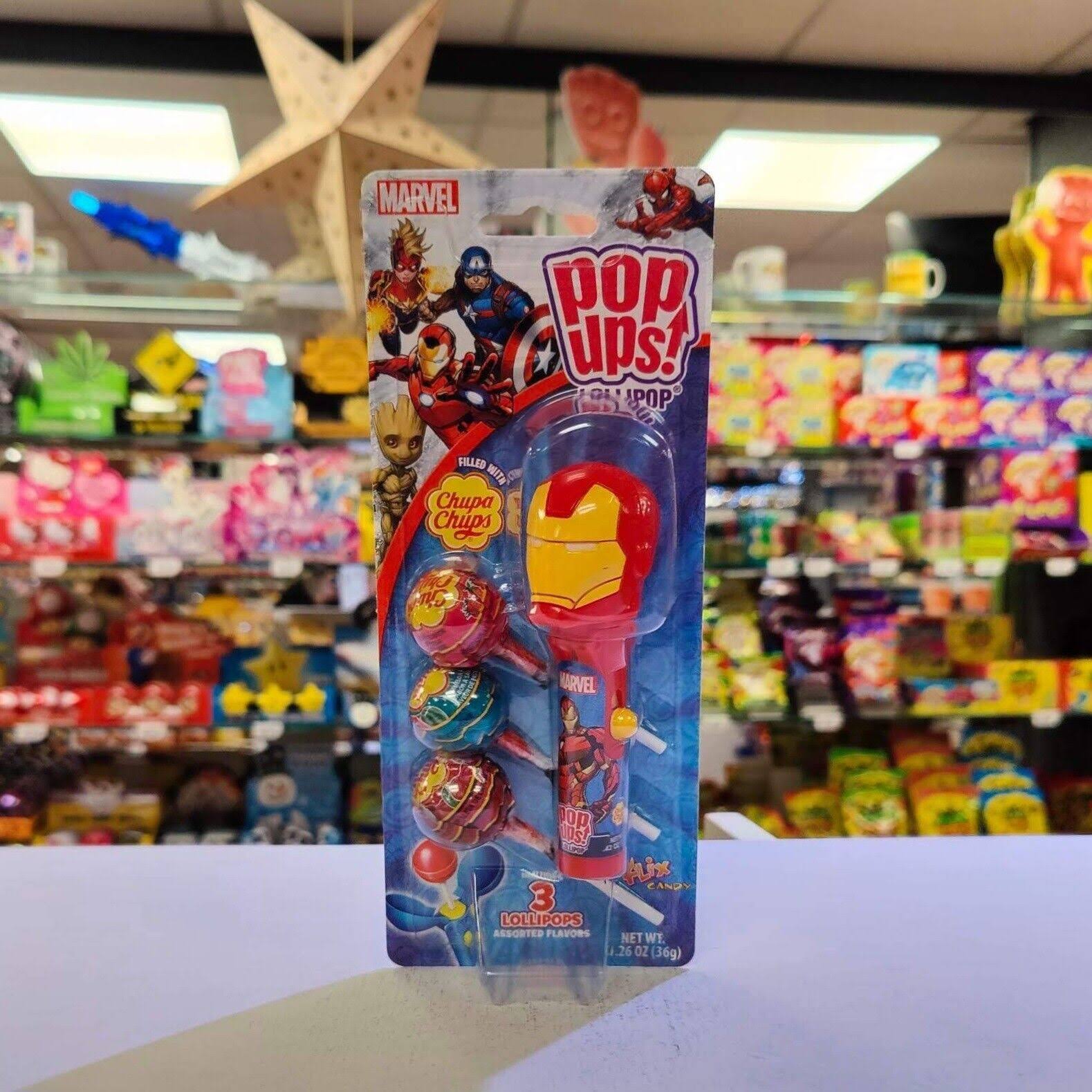Pop Ups! Lollipops Avengers Blister Pack 1.26oz (36g) - 1 Pack - Choose which 1