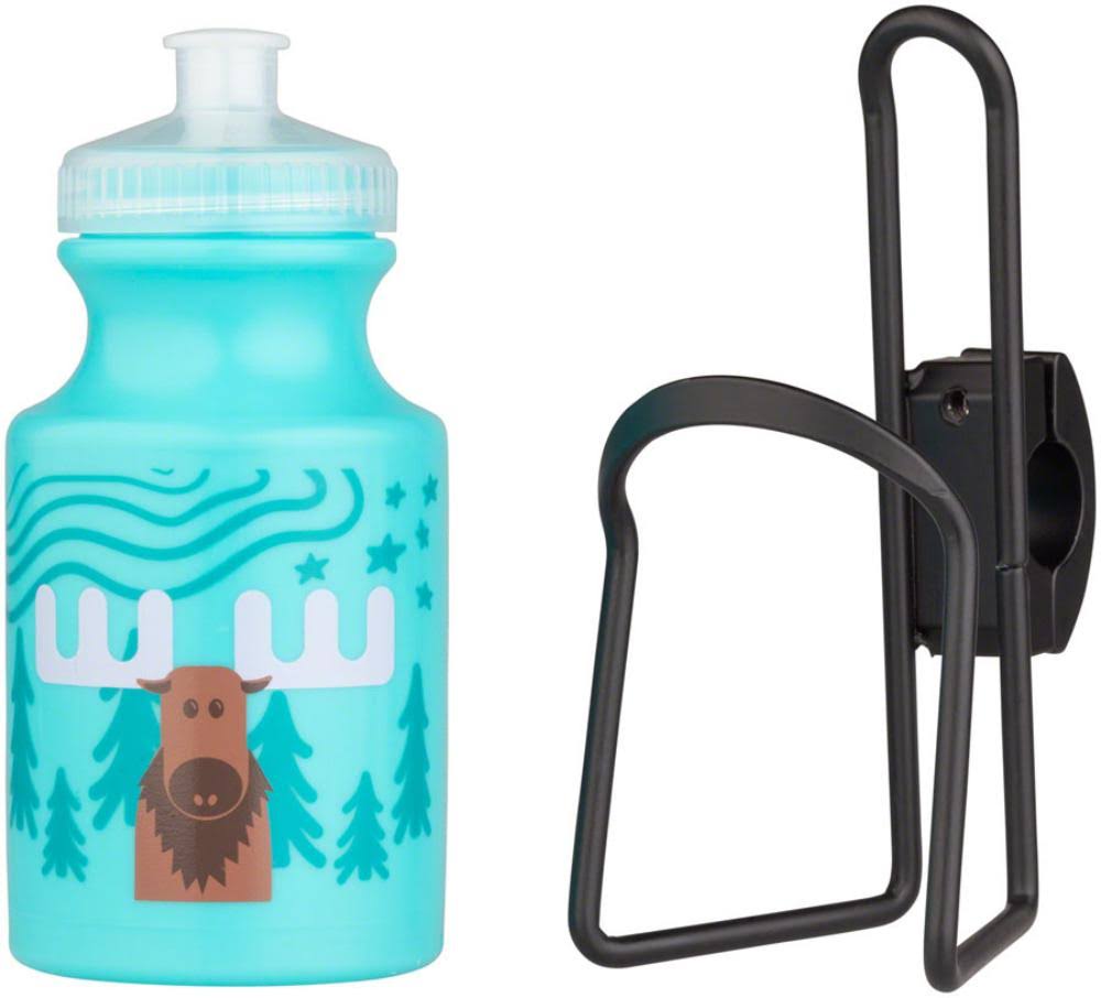 MSW Kids Water Bottle and Cage Kit - Moose w/Cage