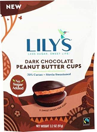 Lilys Peanut Butter Cups, Dark Chocolate
