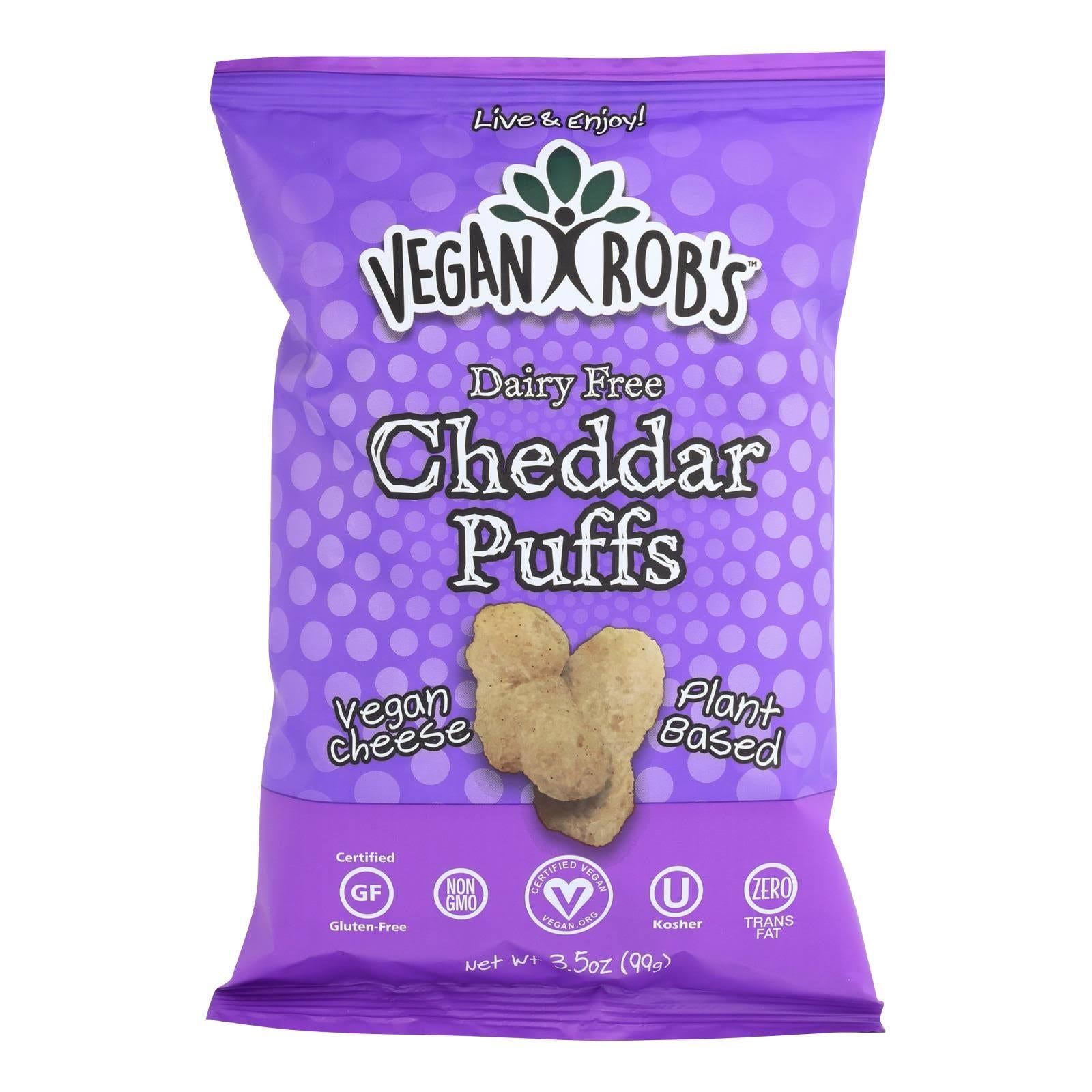 Vegan Rob's Dairy Free Cheddar Puffs - 99g