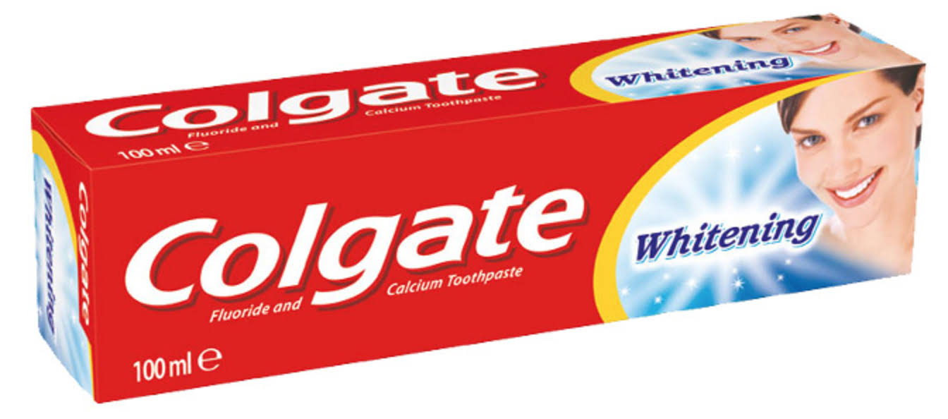 Colgate Fluoride and Calcium Whitening Toothpaste - 100ml