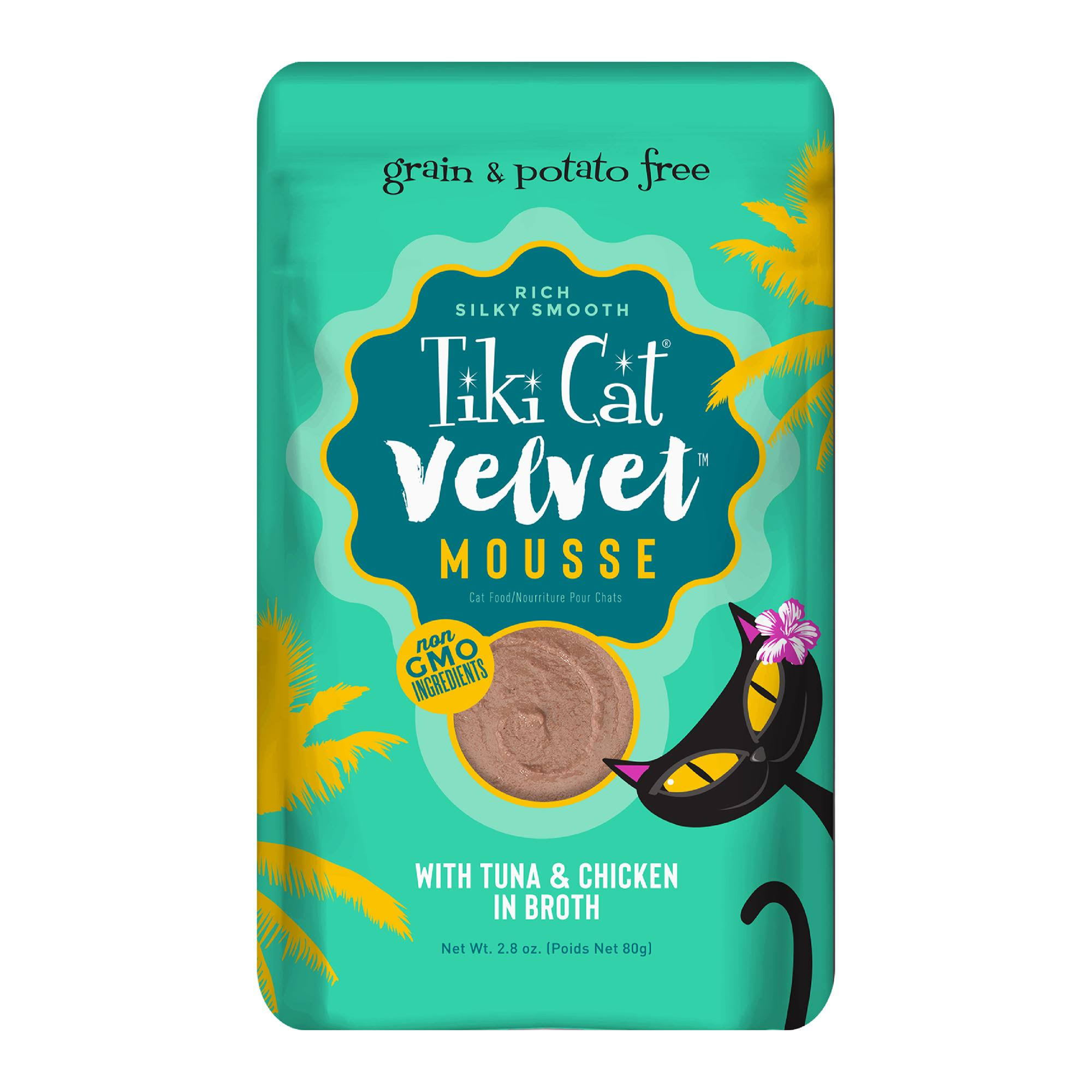 Tiki Cat - Velvet Mousse Cat Food Tuna & Chicken - 2.8 oz.
