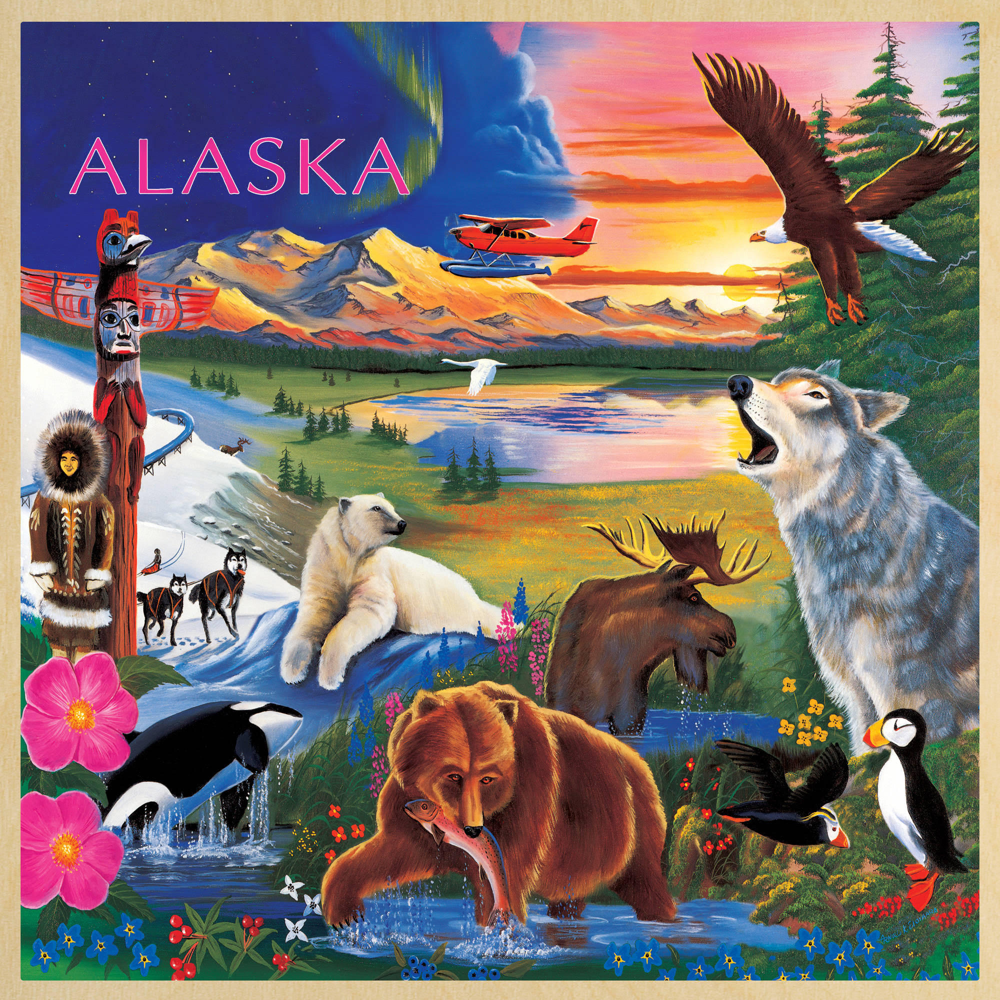 MasterPieces Jigsaw Puzzle - Alaska Wildlife