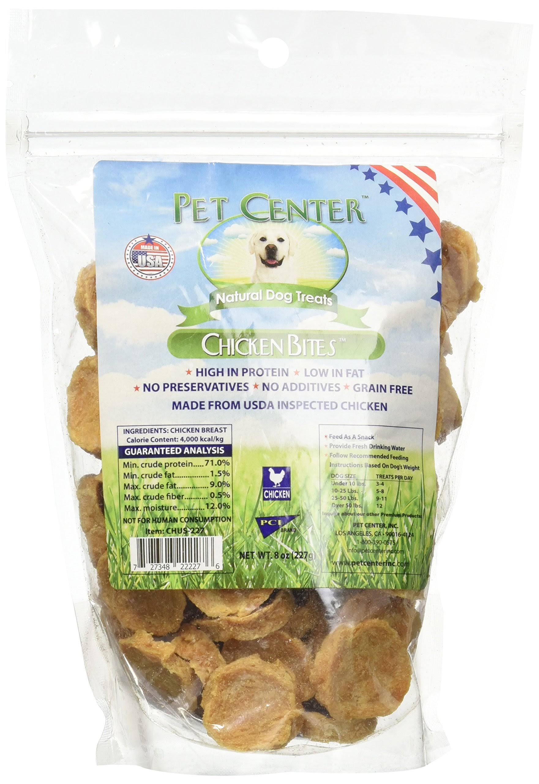 Pet Center Usa Dog Treats - Chicken Bites, 8oz
