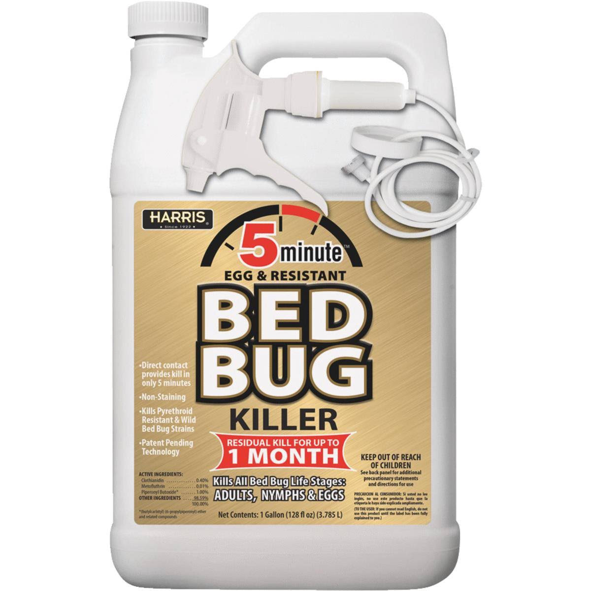 Harris 5 Minute Egg and Resistant Bed Bug Killer - 1gal