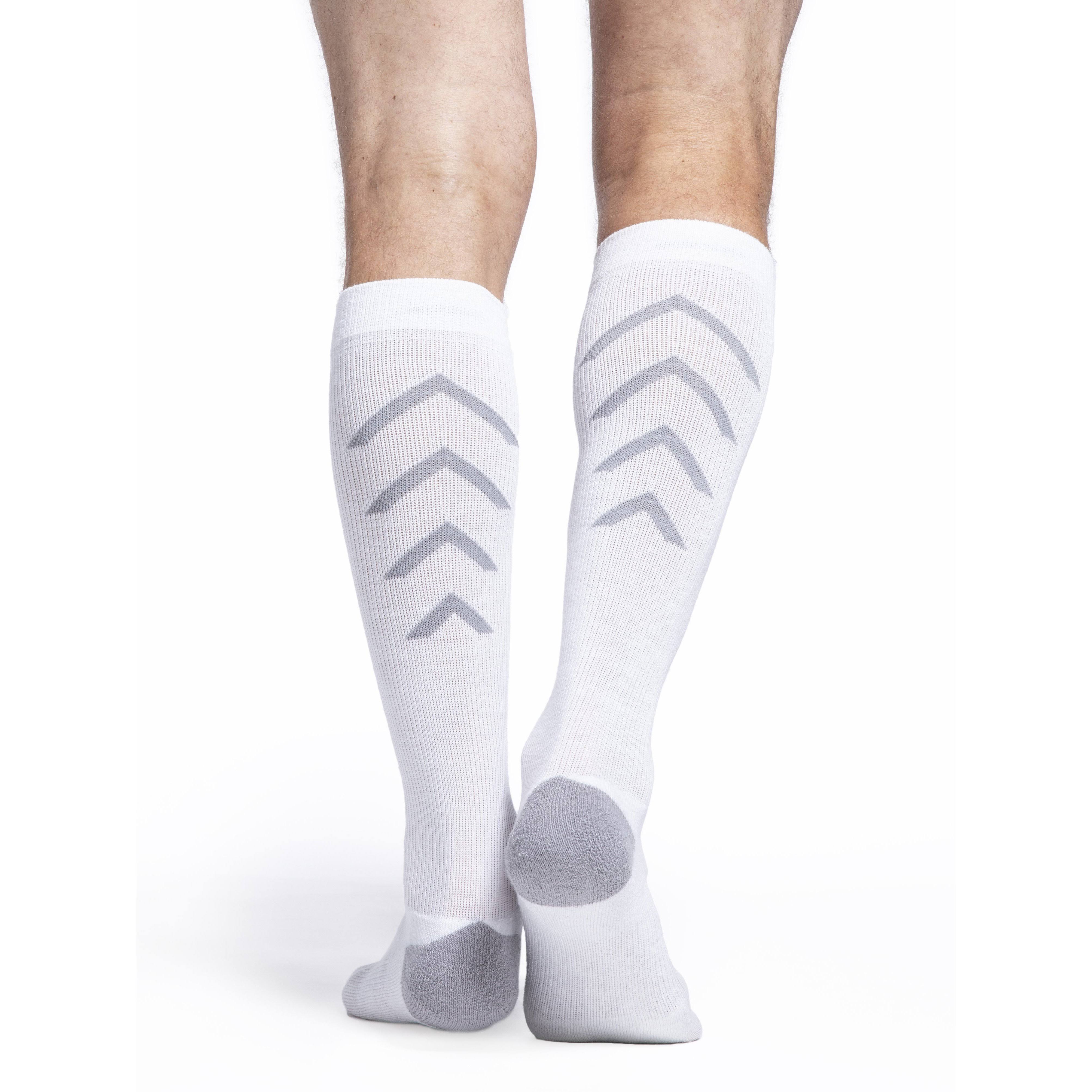 Sigvaris 15-20mmhg Athletic Recovery Socks - White, Small