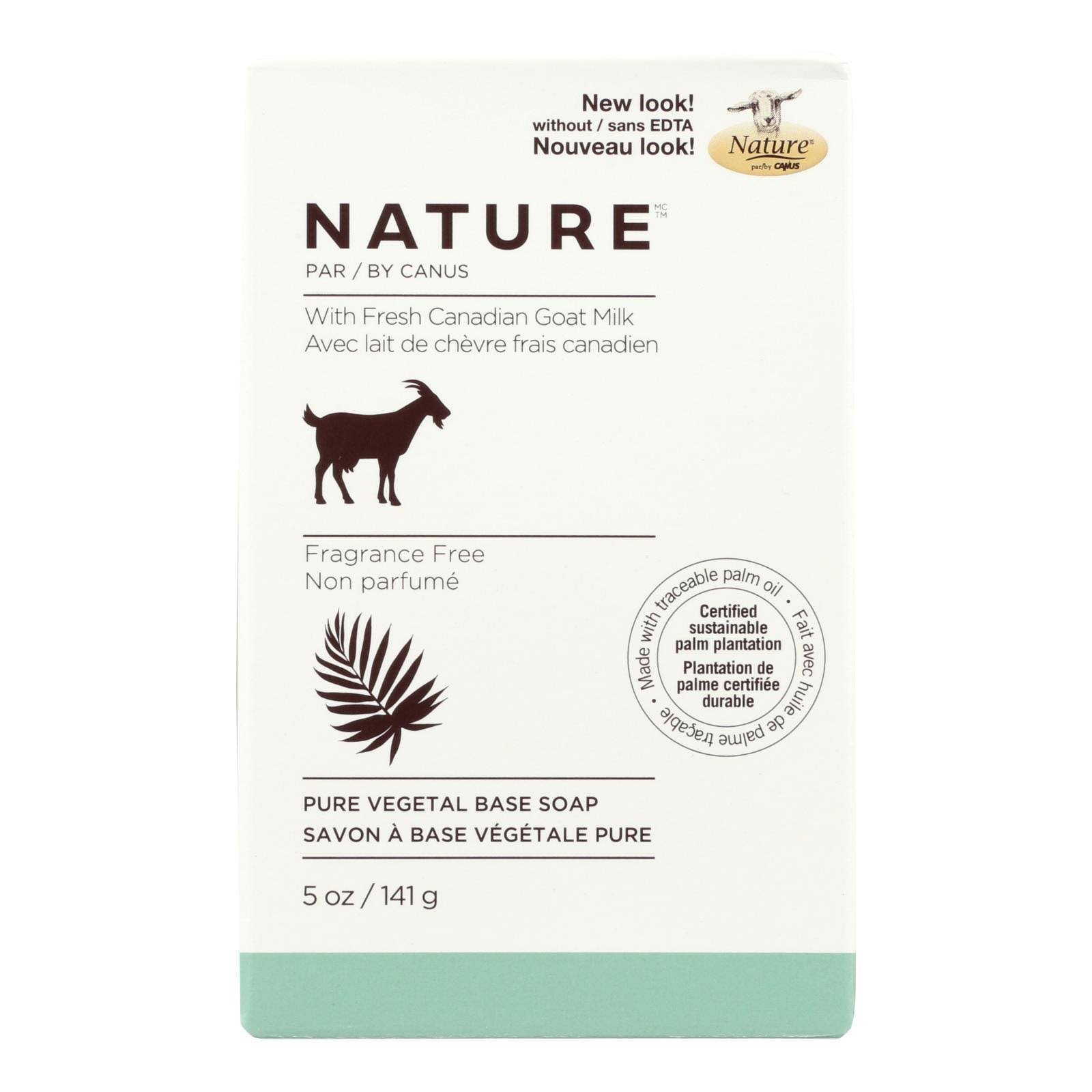 Nature Goat's Milk Soap - Fragrance Free, 5.0 oz