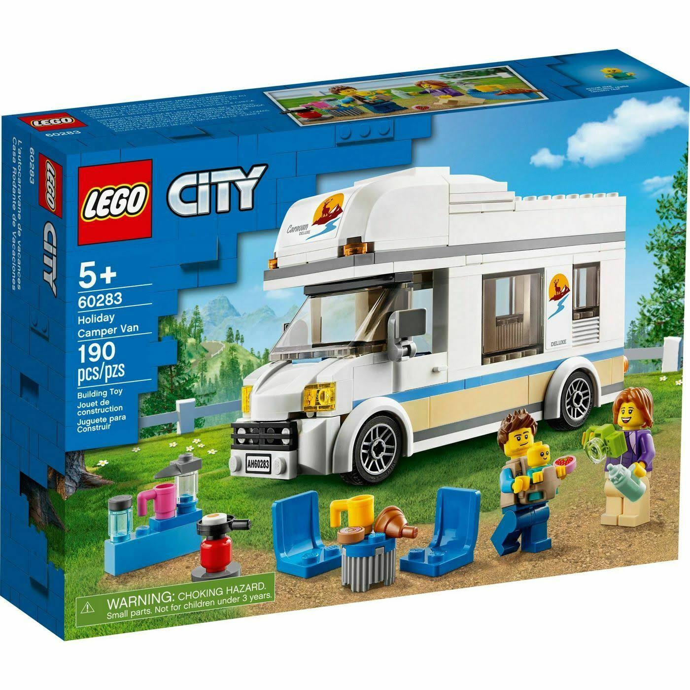 Lego 60283 City Holiday Camper Van Building Set New with Sealed Box
