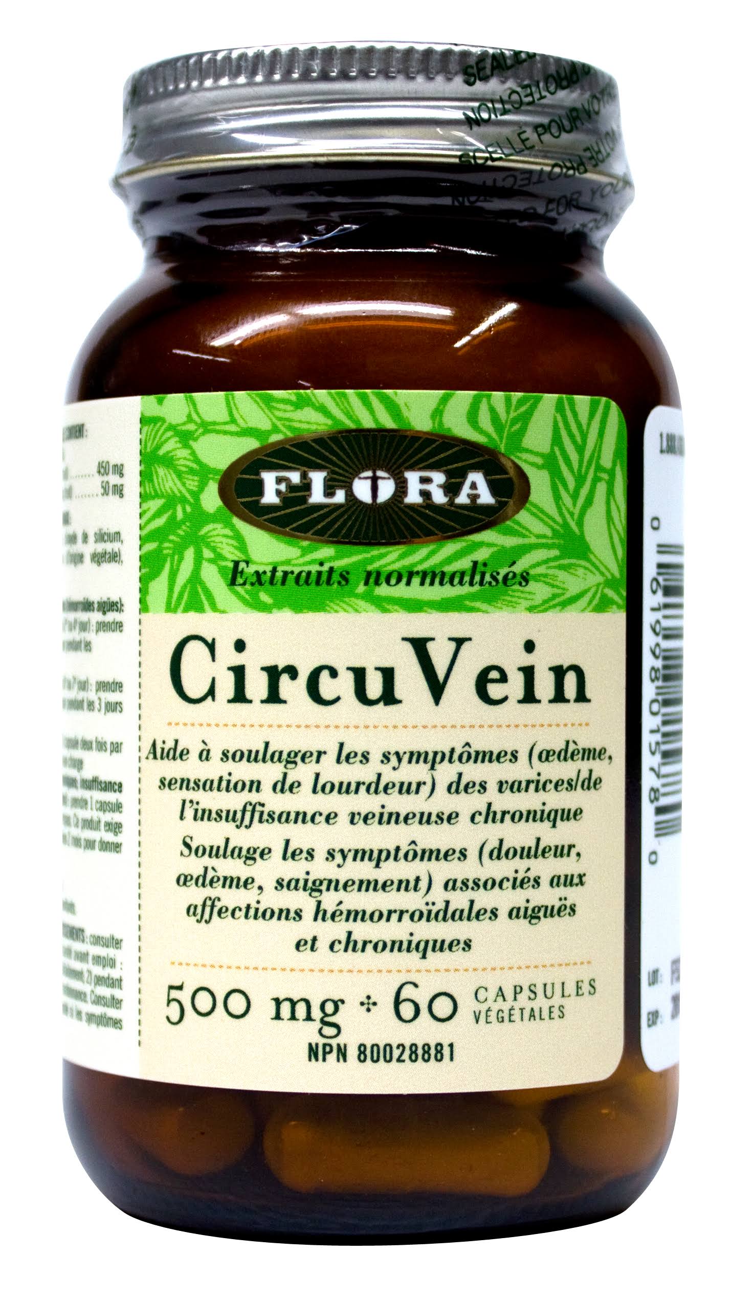 Flora Circuvein Caps, 60 ct