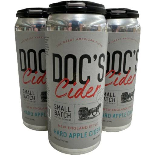 Doc's New England Style Hard Apple Cider - 16 fl oz
