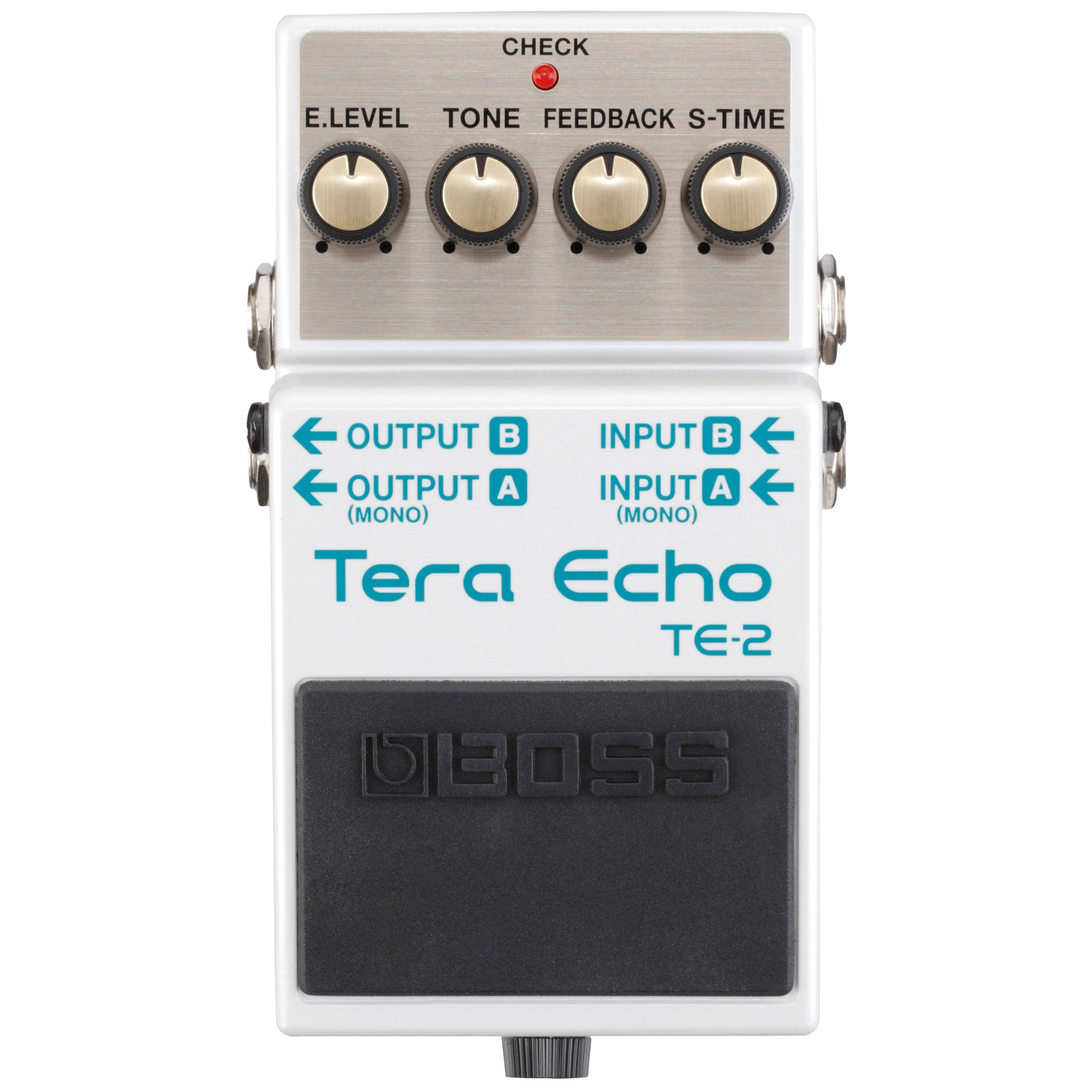 Boss Tera Echo Delay Reverb Electric Guitar Effects Pedal