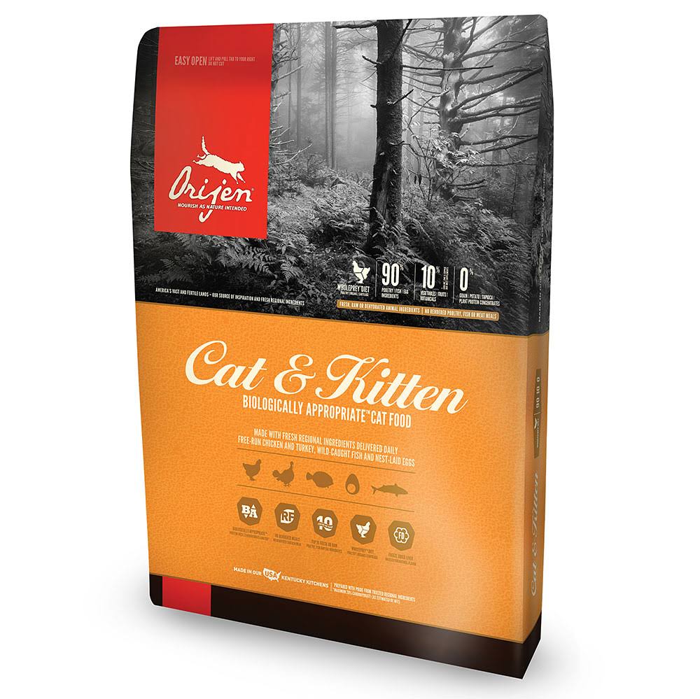 Orijen Cat & Kitten Grain Free Dry Cat Food - 12 lb bag