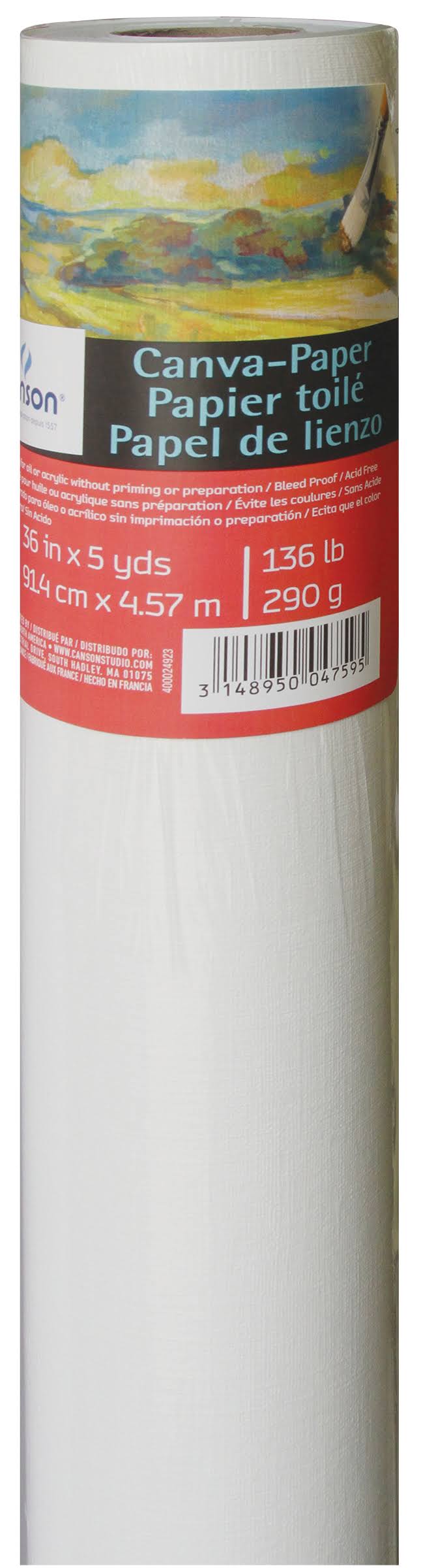 Canson Foundation Canva Paper Rolls - 36" x 5yd