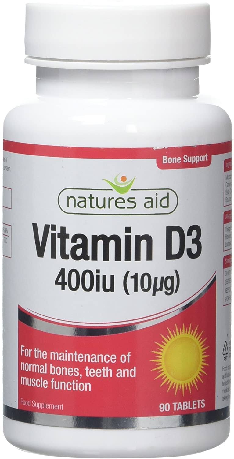 Natures Aid Vitamin D3 - 90 Tablets