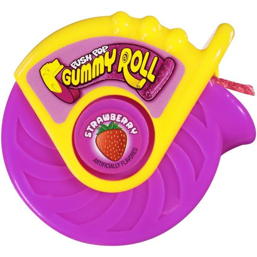 Push Pop Gummy Roll Candy - 50g Assorted