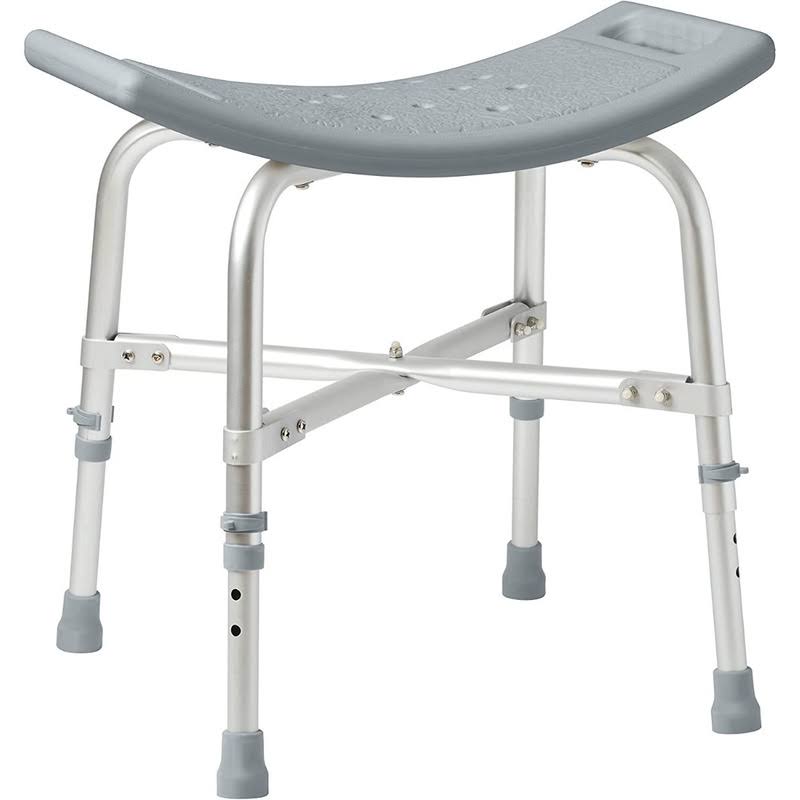 Medline MDS89745RA Shower Chair - with Padded Armrests