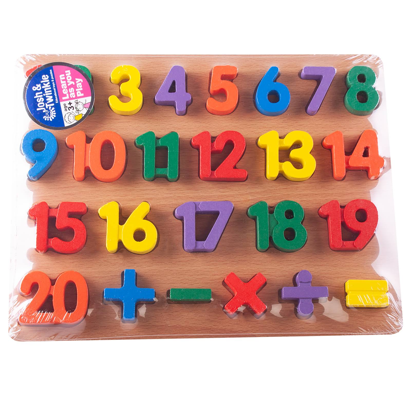 Josh & Twinkle Chunky Wooden Number Puzzle