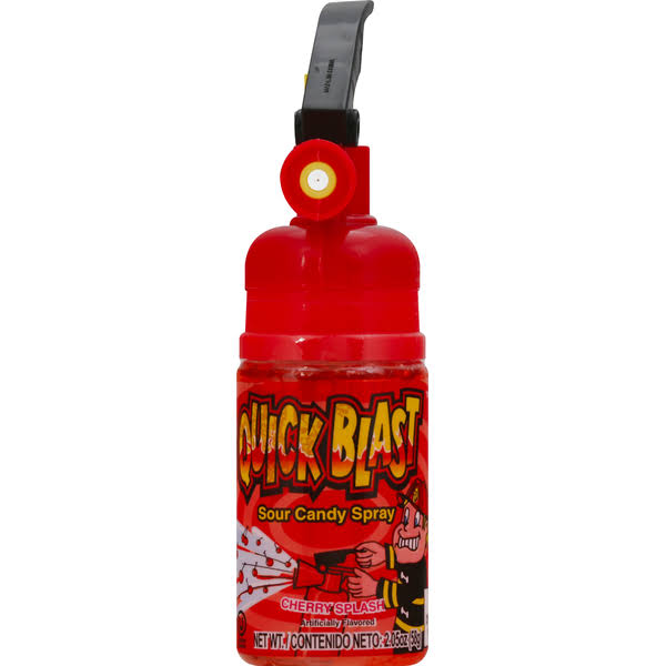 Quick Blast Candy Spray, Sour, Blue Raspberry Blast - 2.05 oz