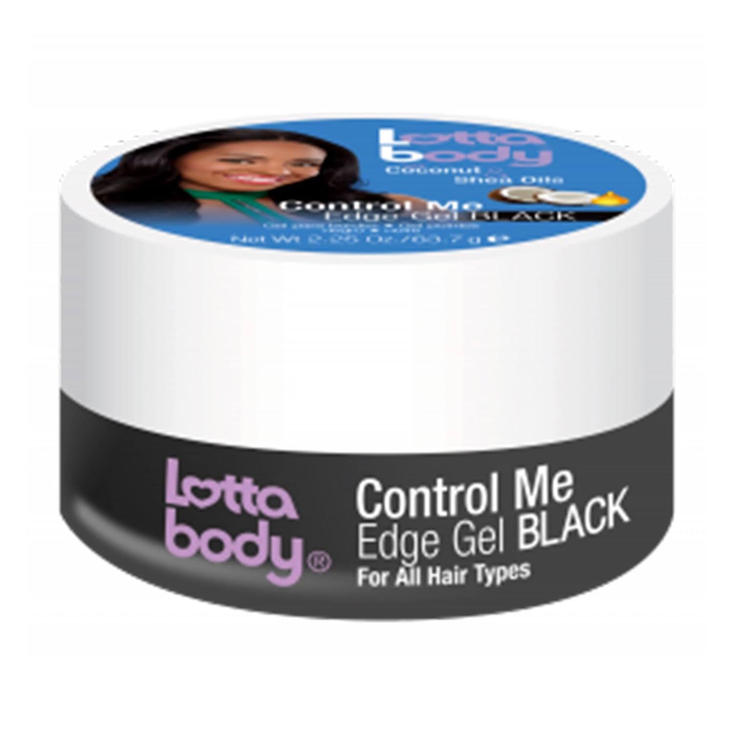 Lottabody Control Me Edge Gel Black, 2.25 oz