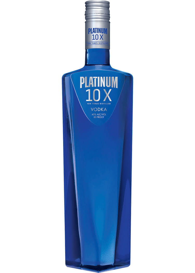 Platinum 10x Vodka 750 ml