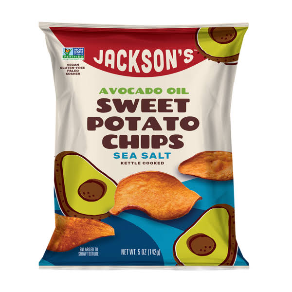Jackson's Sea Salt Sweet Potato Chips in Avocado Oil - 5.0 oz