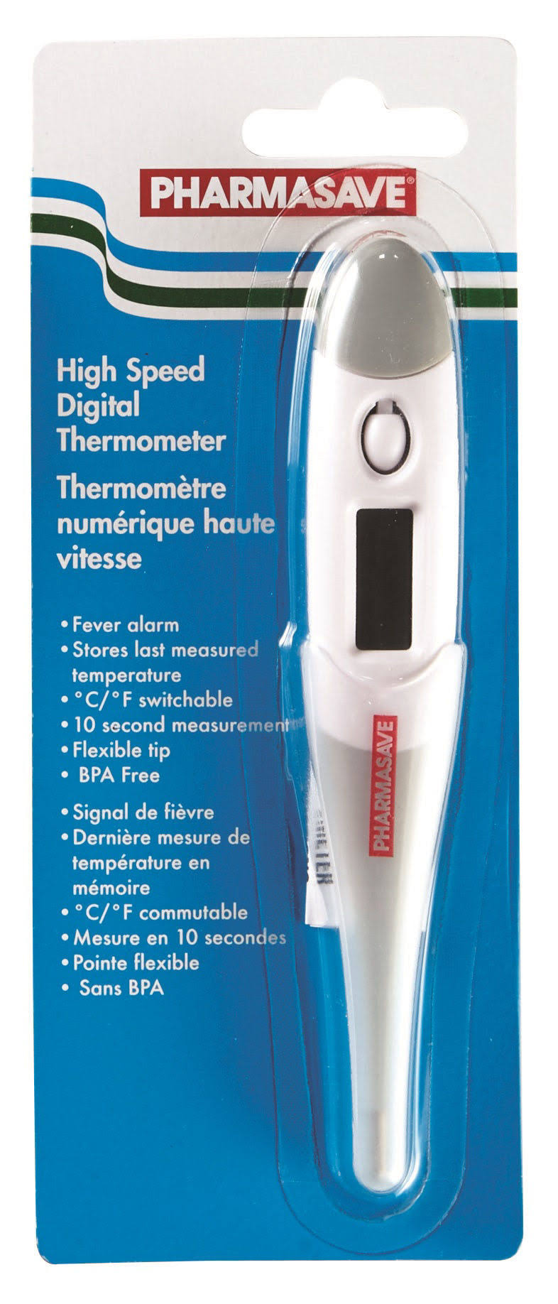 PHARMASAVE HIGH Speed DIGITAL THERMOMETER 10 SECOND