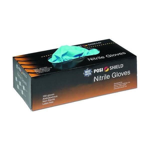 West Chester Box Powder Nitrile Disposable Gloves - 100ct