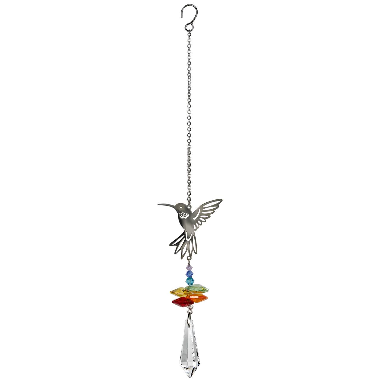 Woodstock Hummingbird Crystal Fantasy Chime - 10"