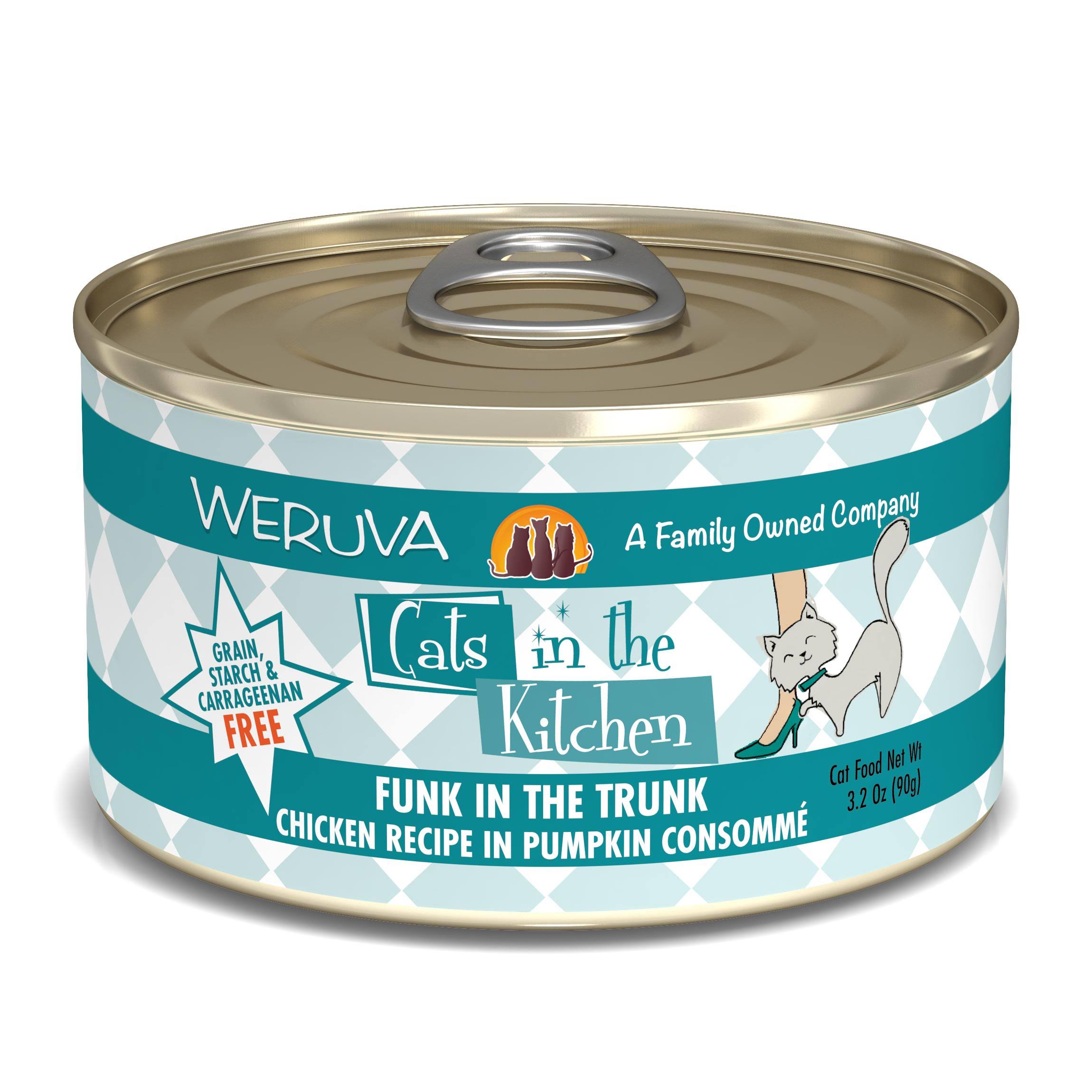 Weruva Cats in The Kitchen Canned Cat Food 3.2oz / Funk in The Trunk