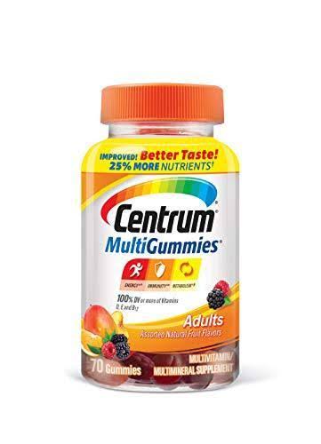Centrum Multigummies Gummy Multivitamin for Adults, Multivitamin/Multi