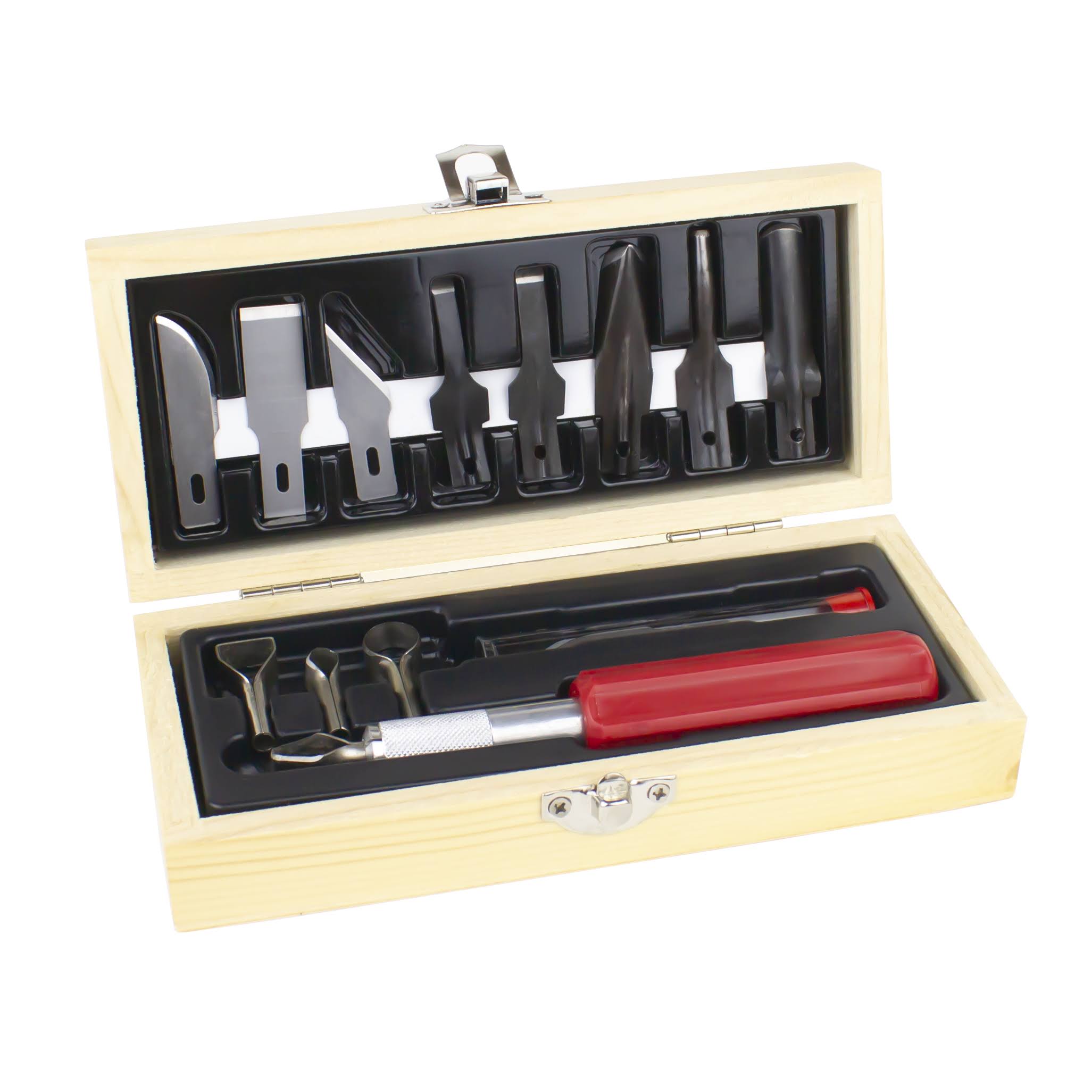 Excel Hobby Blade Wooden Box Woodworking Set - 16pcs