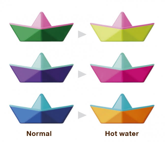 Kid O Origami Boats Color Change 3 Pieces