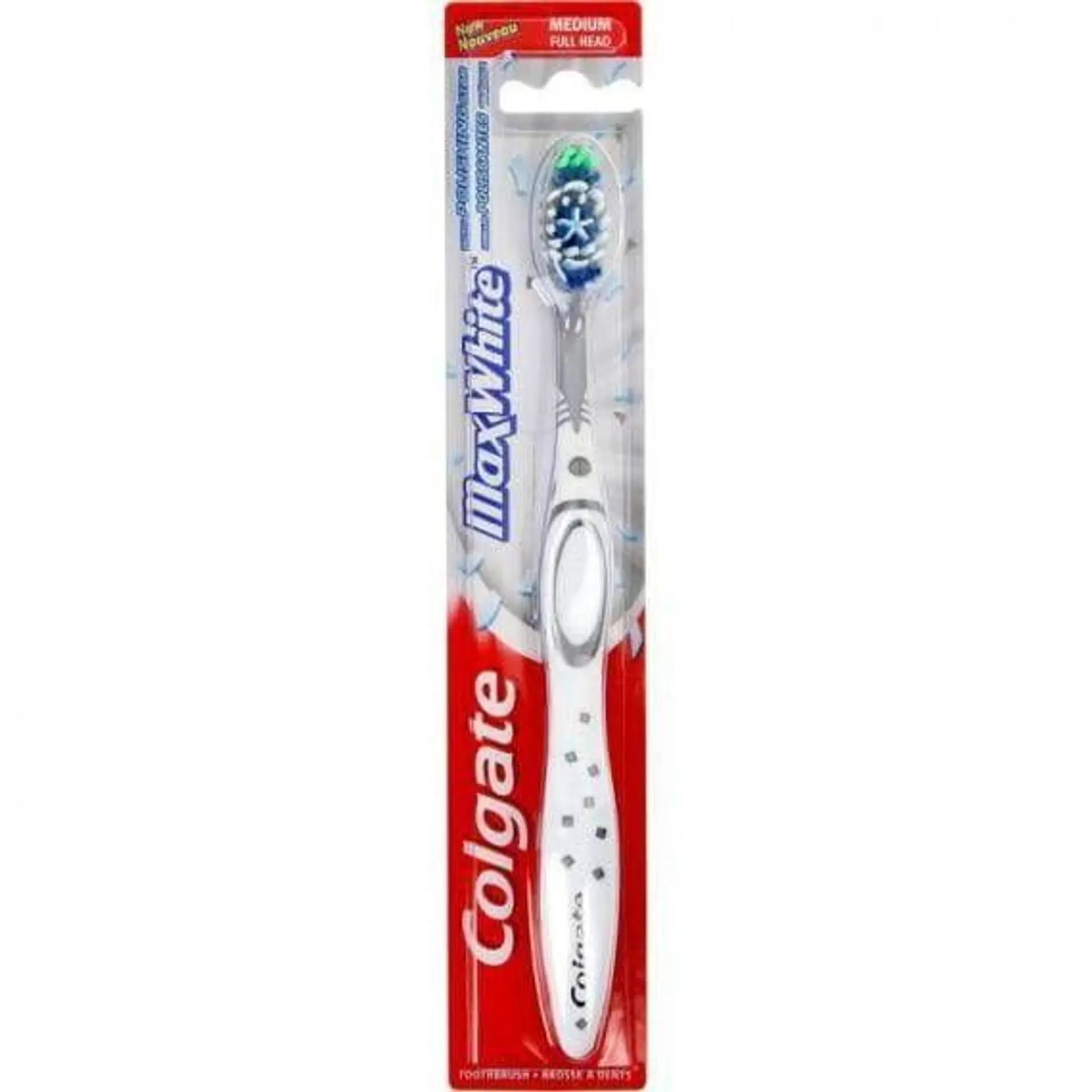 Colgate Max White Medium Toothbrush - Each